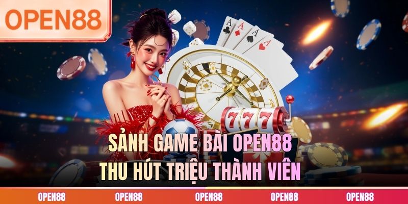 Sảnh game bài OPEN88 thu hút triệu thành viên